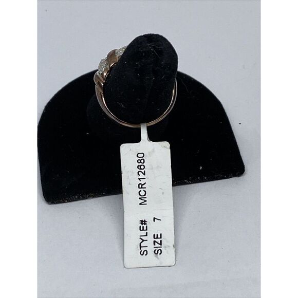 Victoria Townsend MCR12680 18K Gold-Plated Sterling Silver Ring MSRP $200 JW18 - Picture 3 of 6